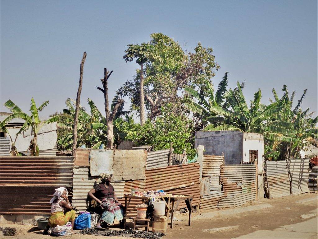 Women at roadside