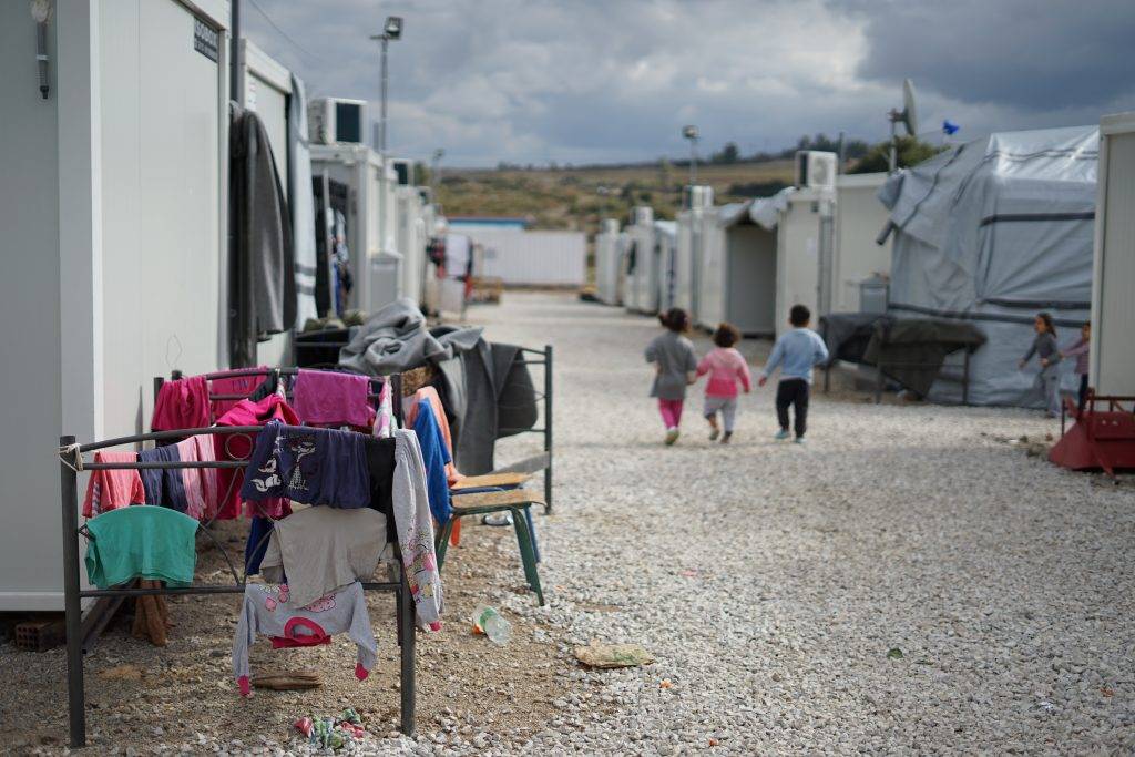 Displaced people in East Africa. Refugee Camp