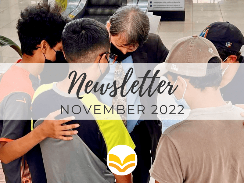 Newsletter November 2022. Harvesters Ministries