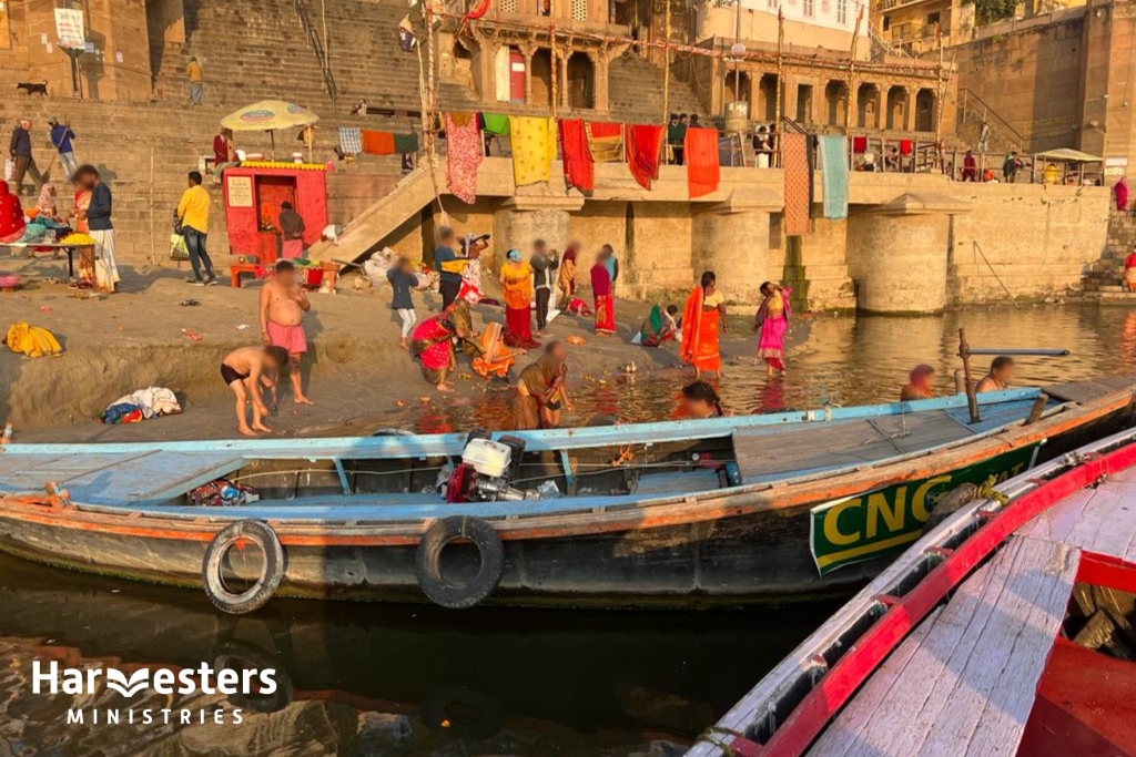 Washing in the Ganges. Harvesters Ministries