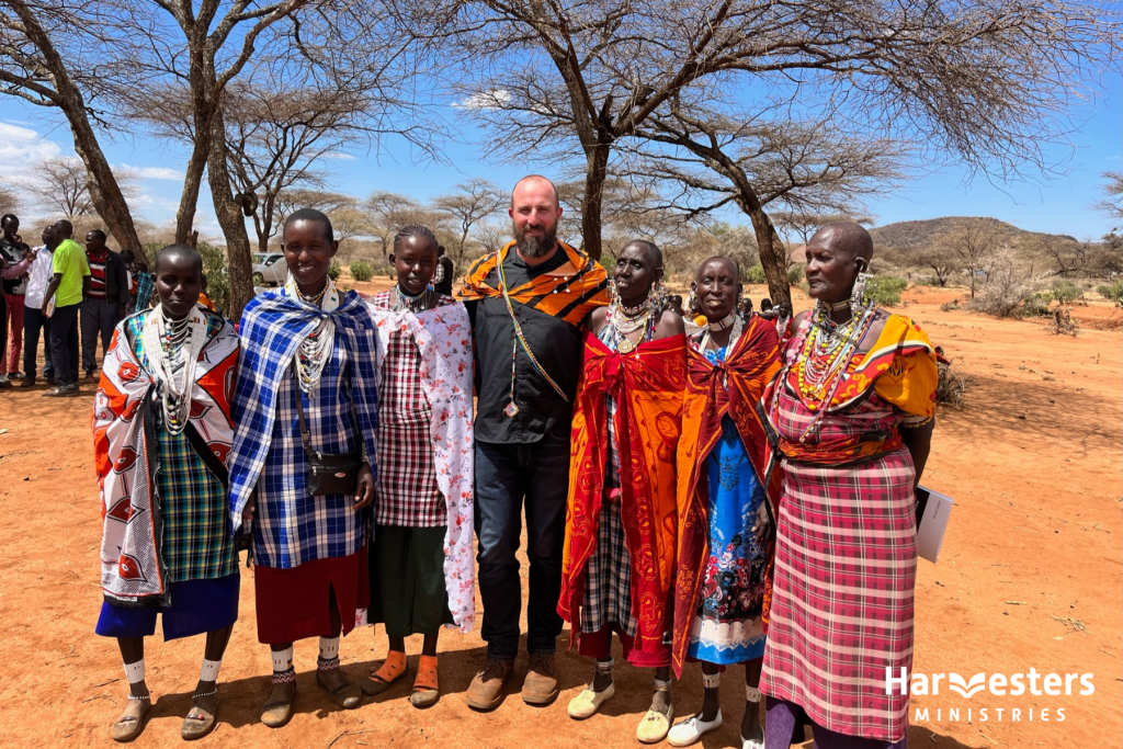 Training among the Maasai. Harvesters Ministries